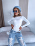 Long Sleeve Bodysuit "BASIC" - WHITE